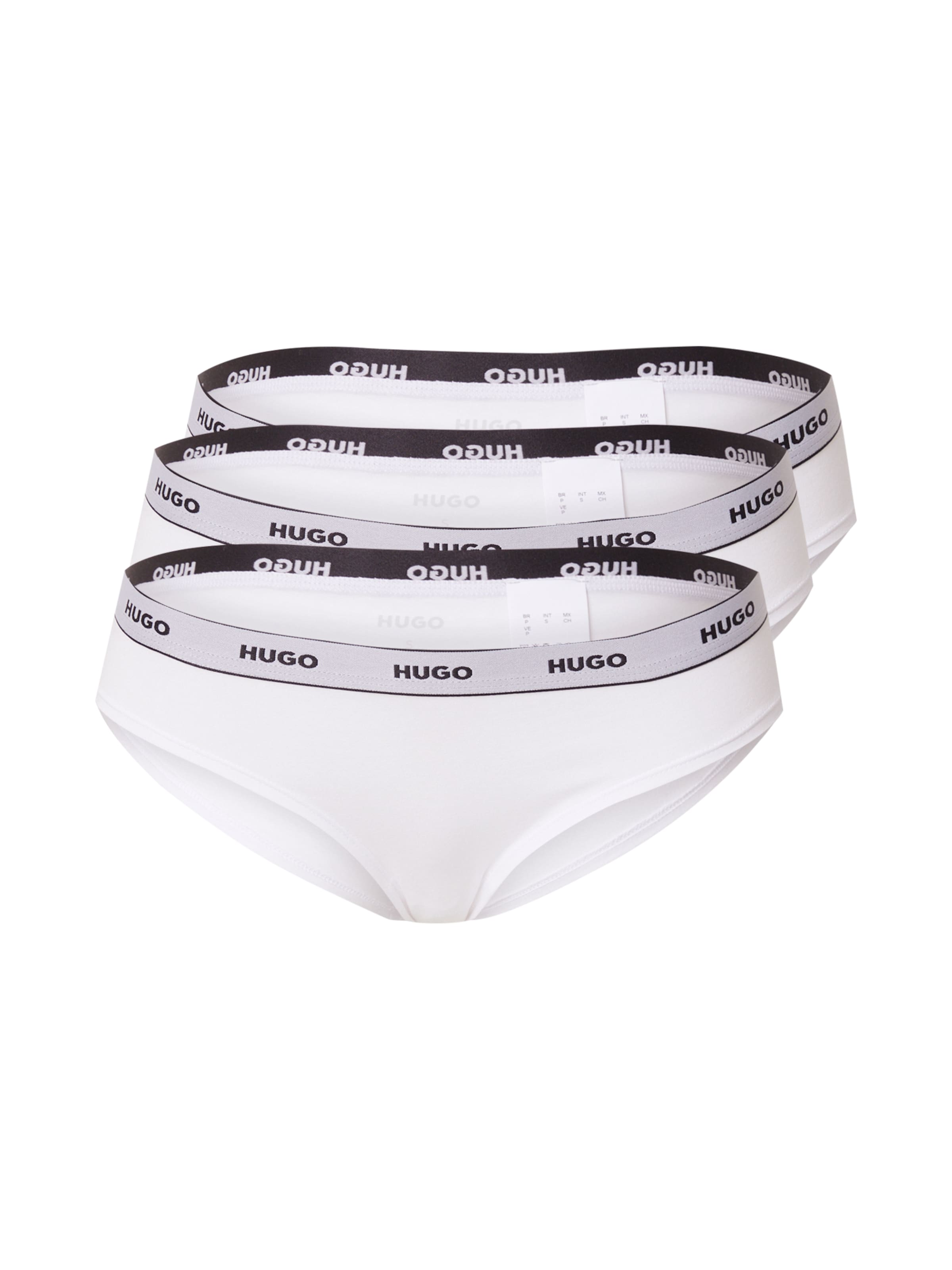 HUGO Spodnje hlačke | bela barva: sprednja stran