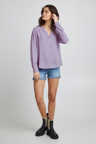 ICHI Blouse 'MAIN' in Purple