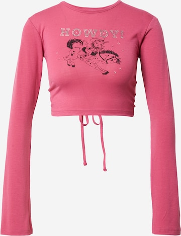 Daisy Street Shirt in Pink: front