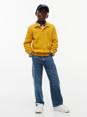 TOMMY HILFIGER Pullover in Gelb