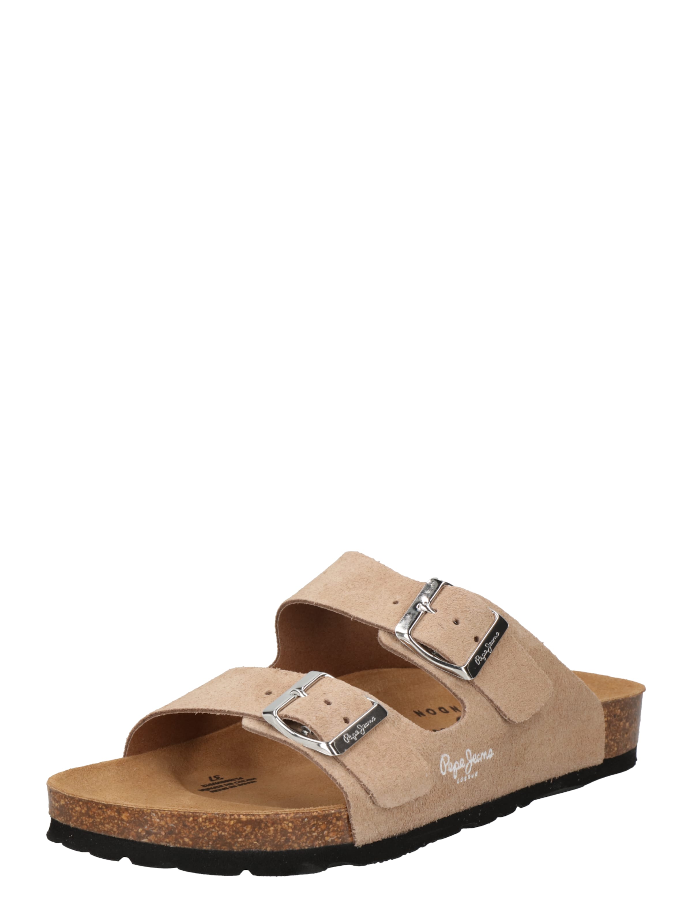 Pepe Jeans Mules 'Oban' in Beige: front
