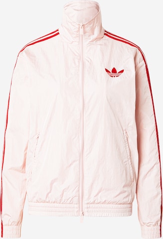rožinė ADIDAS ORIGINALS Demisezoninė striukė: priekis