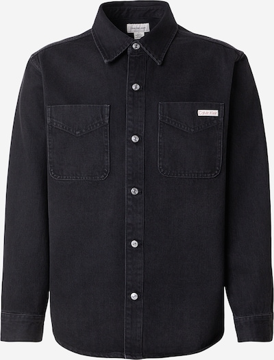 Calvin Klein Jeans Välikausitakki '90S JACKSON' värissä musta denim, Tuotenäkymä