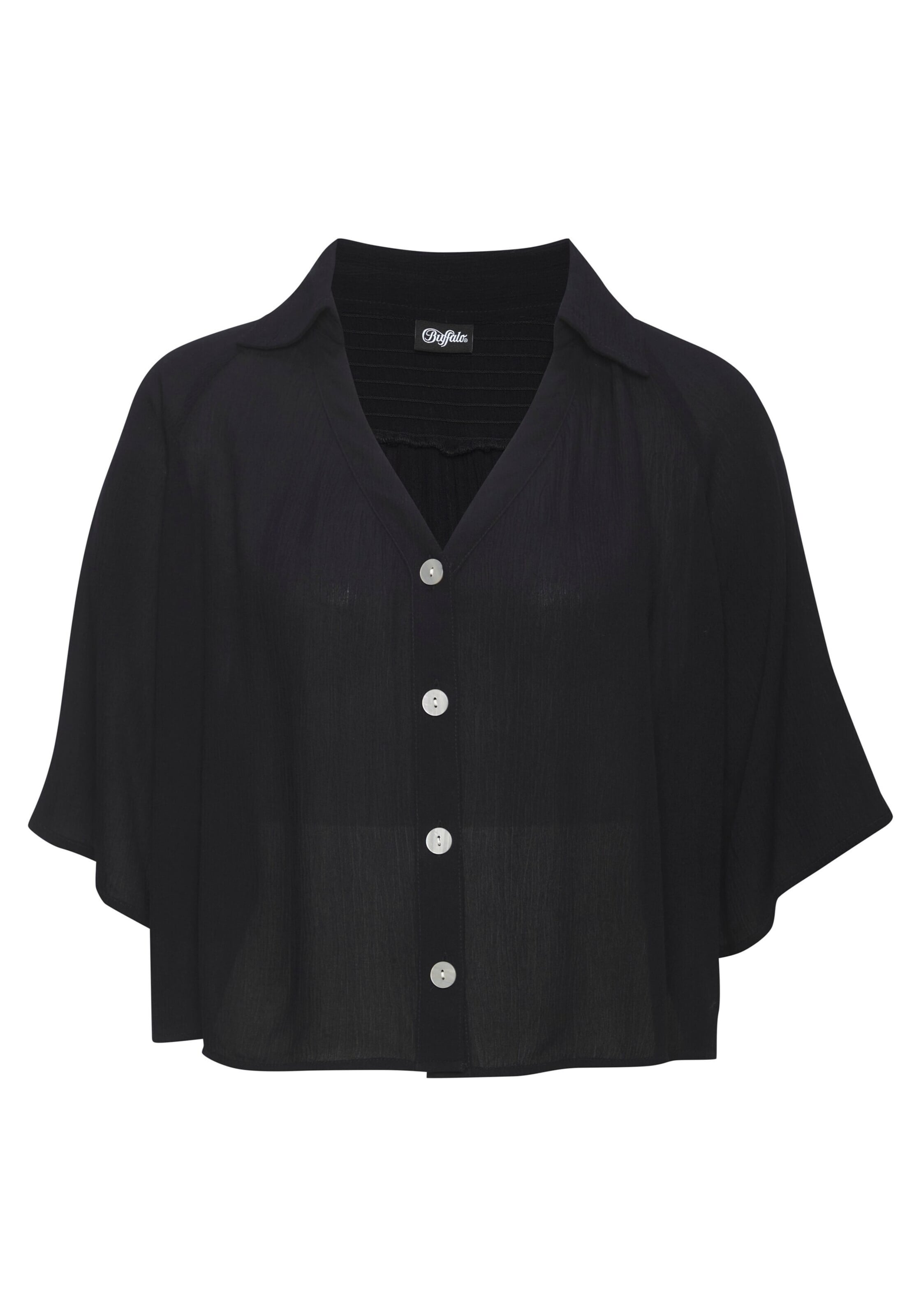 BUFFALO Blouse in Black: front