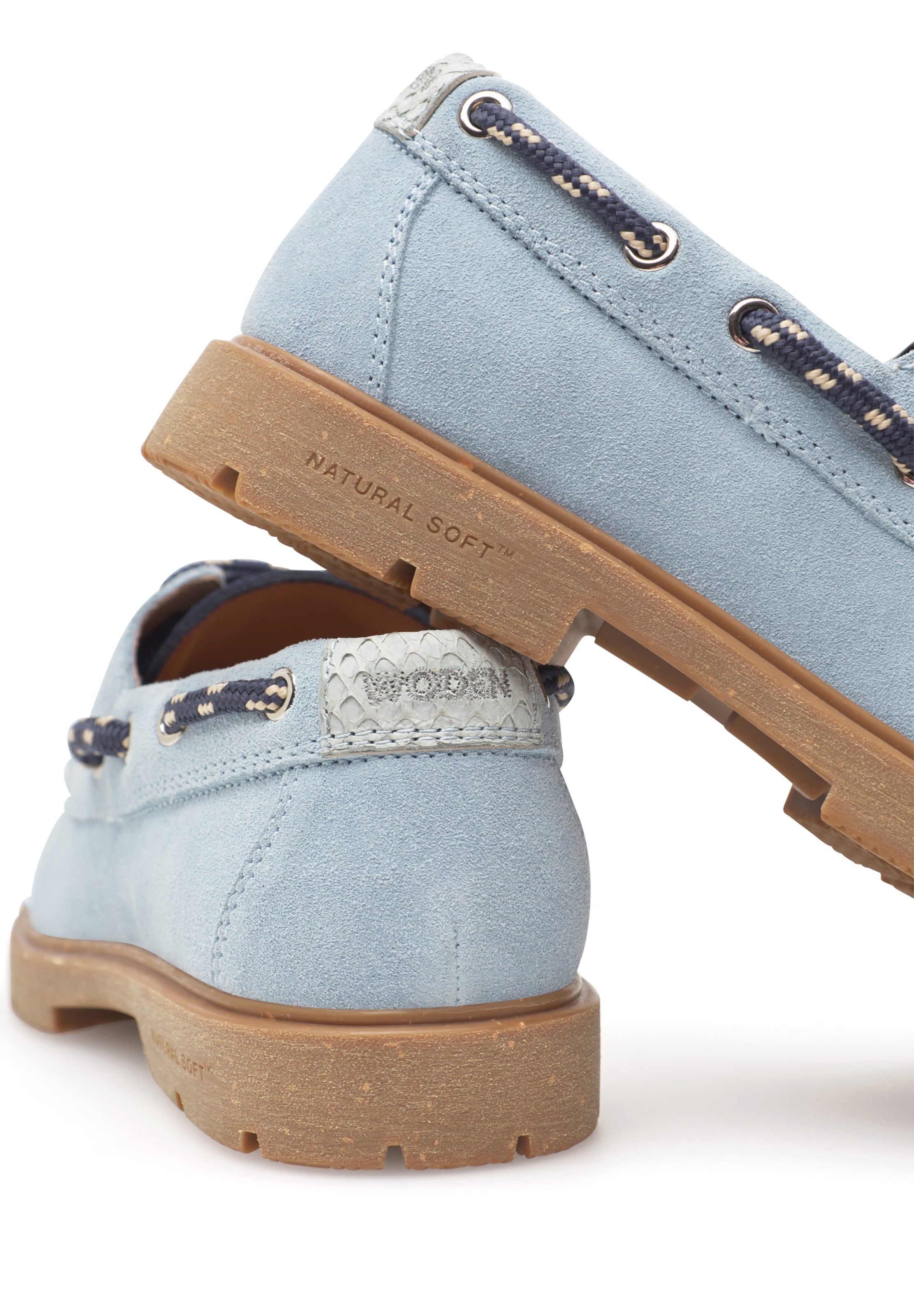 WODEN Lage schoen 'Johanne' in Blauw