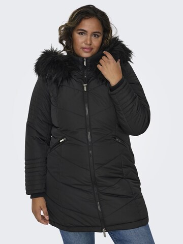 ONLY Carmakoma Winter jacket in Black: front