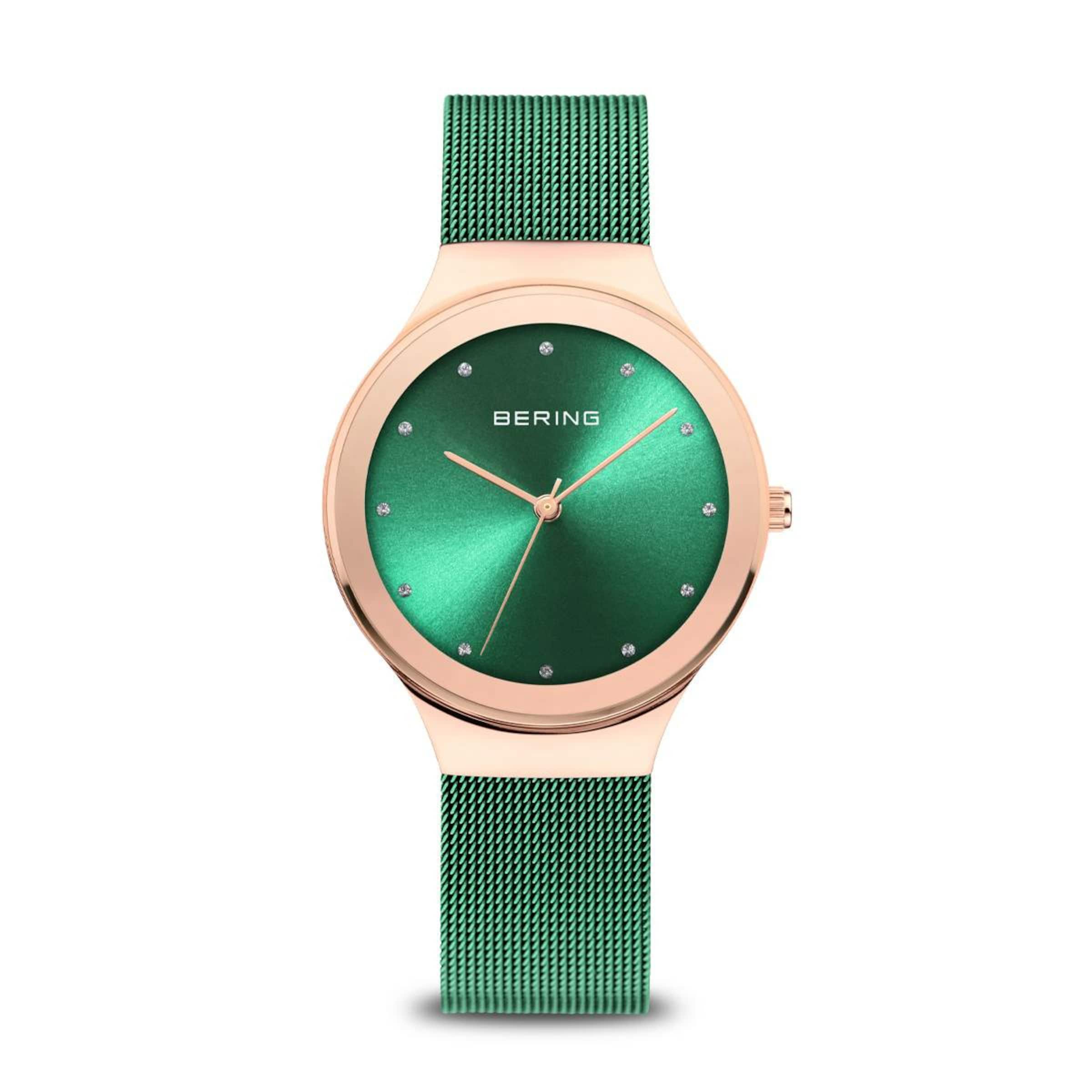 BERING Analoog horloge 'Classic' in Groen: voorkant