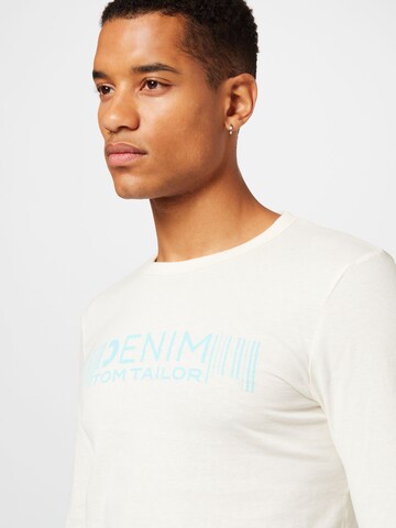 TOM TAILOR DENIM T-shirt i beige