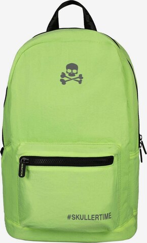 Scalpers Backpack in Green: front