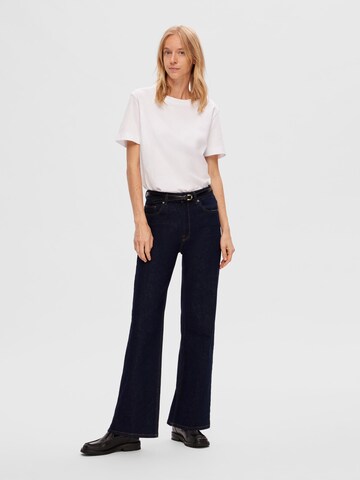 Regular Jean SELECTED FEMME en bleu