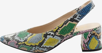 IZIA Slingpumps in Zwart: voorkant