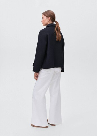 MANGO TEEN Between-Seasons Coat 'Parisn' in Blue