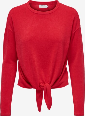 Pull-over 'Amalia' ONLY en rouge : devant