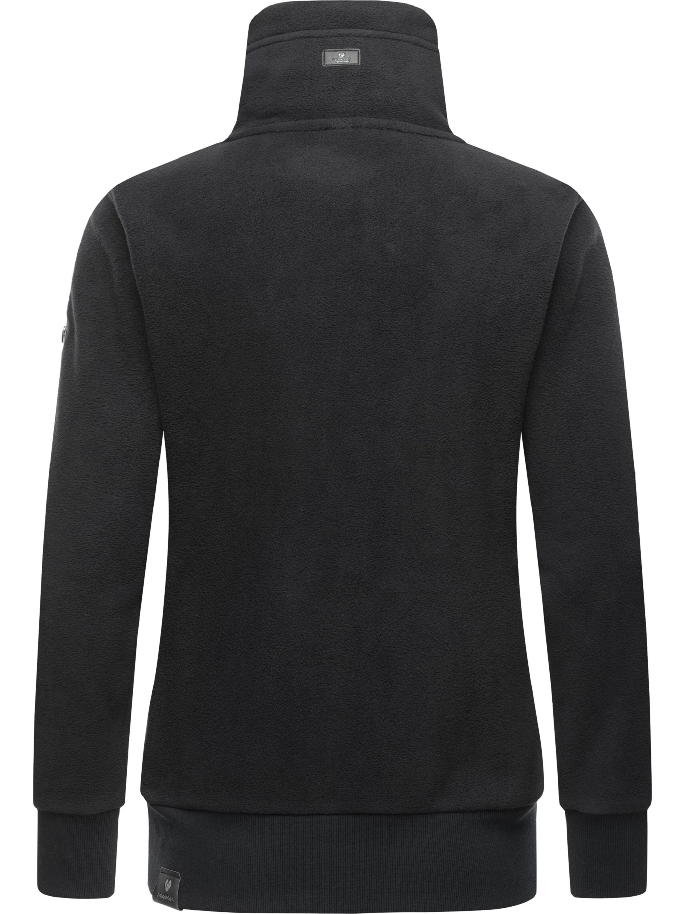 Ragwear Fleecejacke 'Rylie' in Schwarz