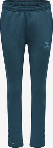 Hummel Workout Pants in Blue: front