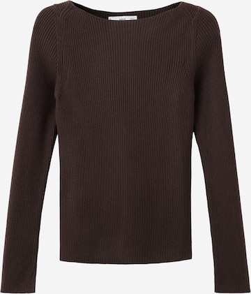 MANGO Sveter 'MAGALUF' - Hnedá: predná strana