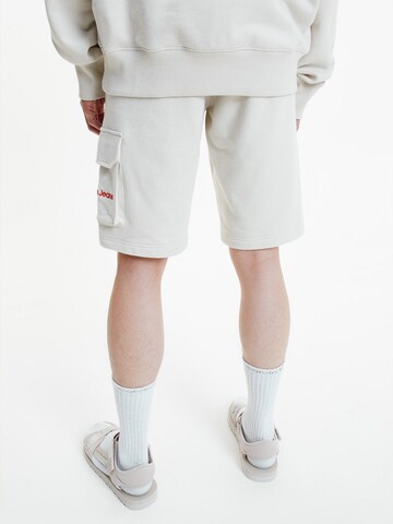 Calvin Klein Jeans - regular Pantalón cargo en blanco