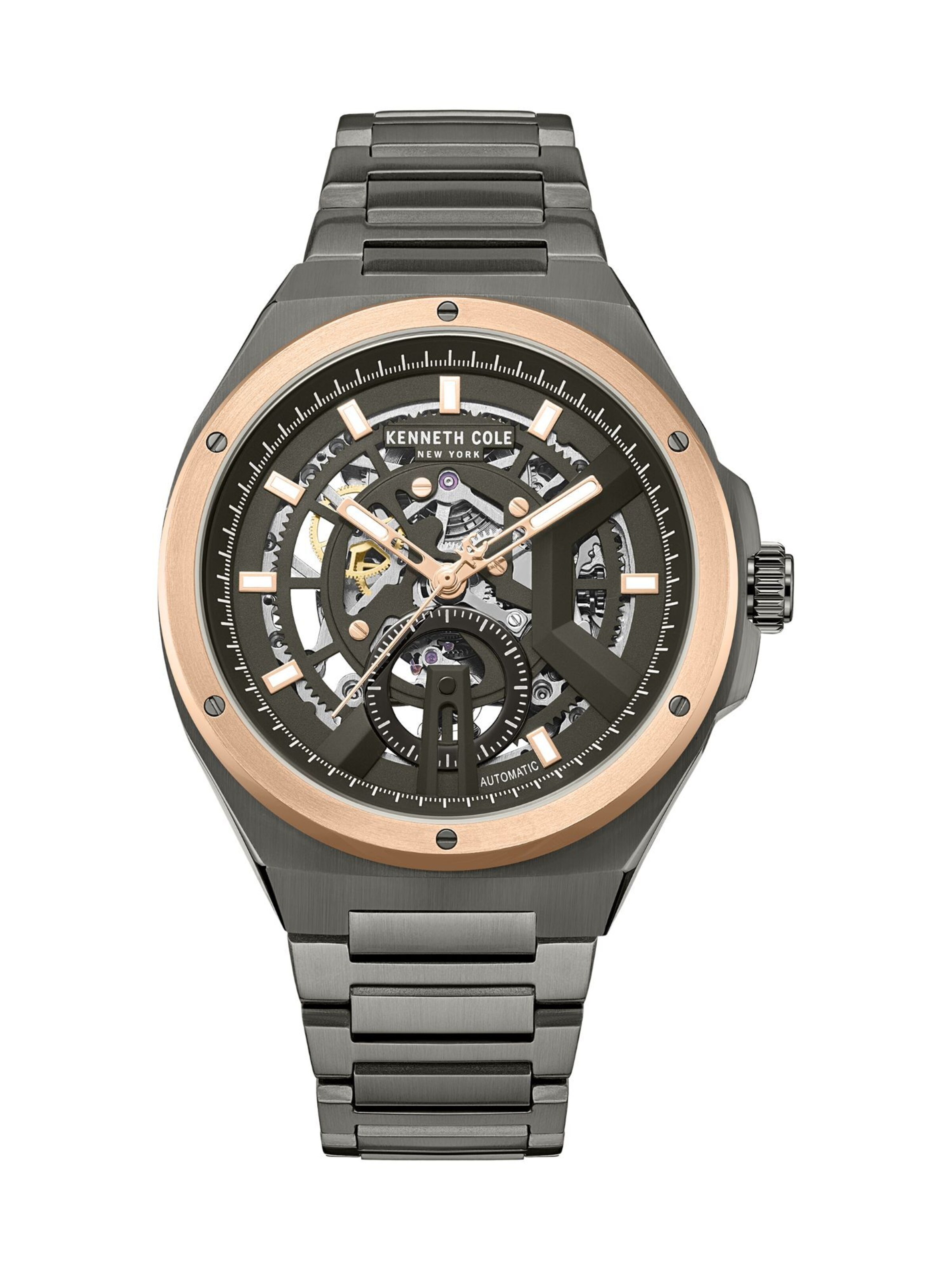 Kenneth Cole Analog Watch 'Bayview' in Grey: front