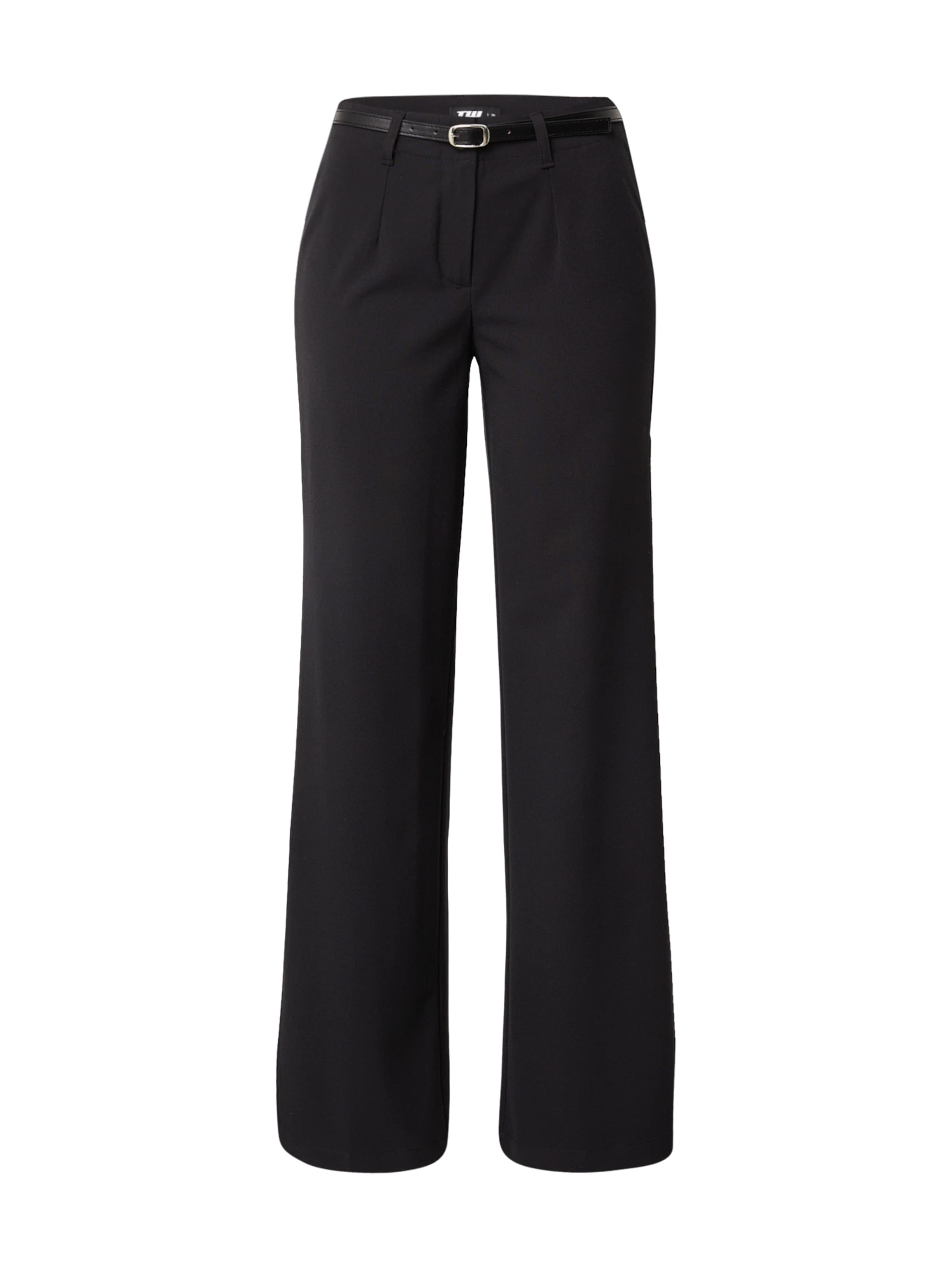 Tally Weijl Normální Kalhoty – černá: přední strana