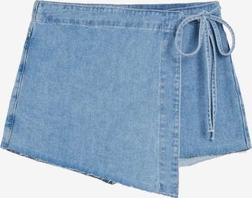 Bershka Regular Shorts in Blau: predná strana