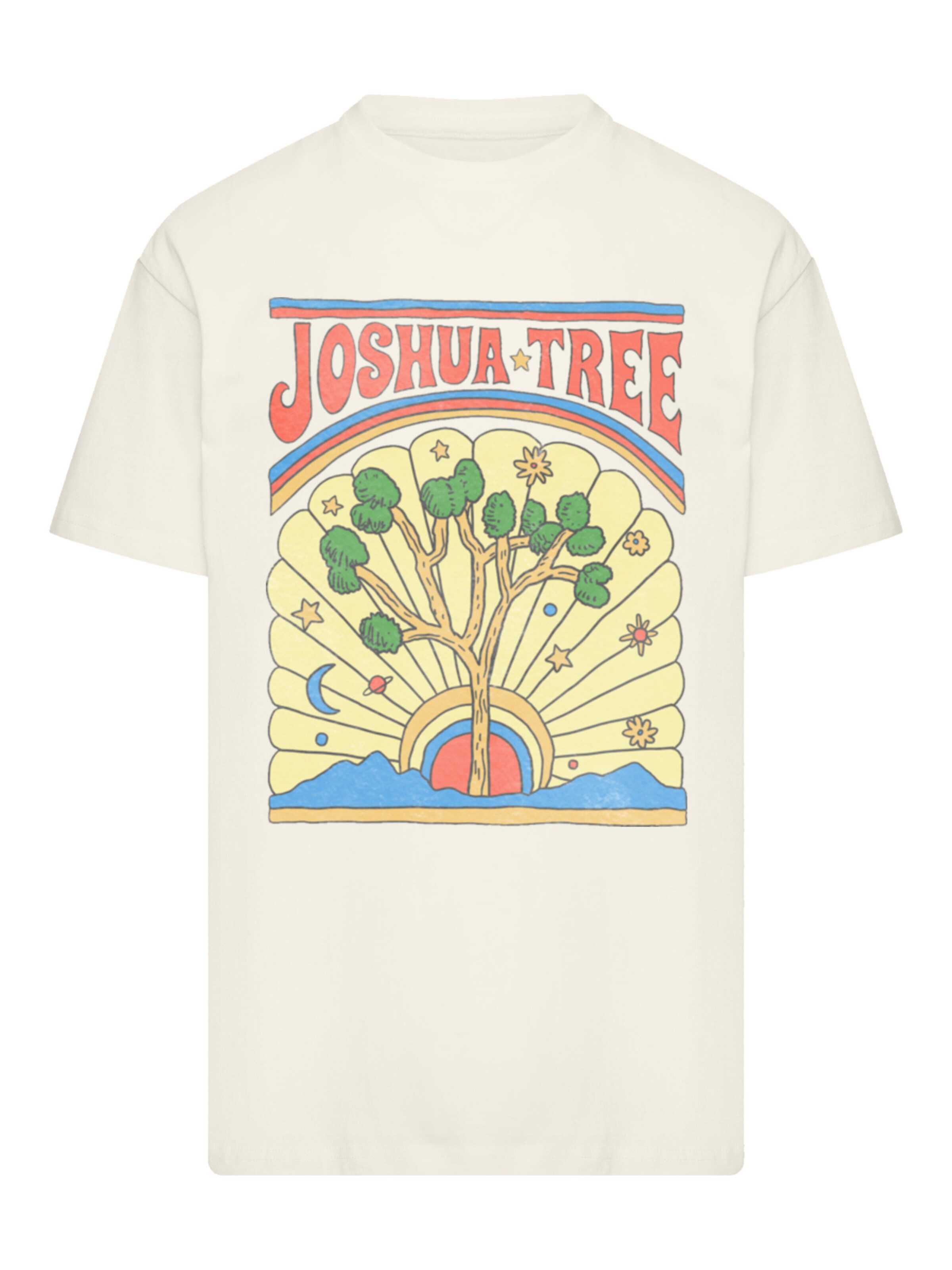 F4NT4STIC Shirt 'US National Parks Joshua Tree' in Beige: front