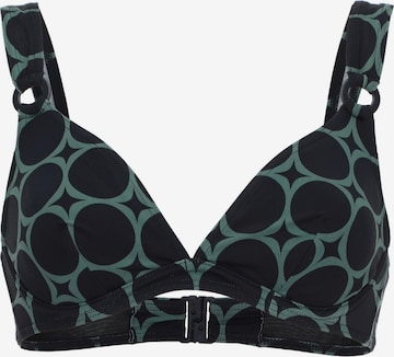 VIVIDTrokutasti Bikini gornji dio 'Mix&Match' - plava boja: prednji dio