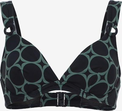 VIVID Bikinitop 'Mix&Match' in 75/B in dunkelblau / dunkelgrün, Produktansicht
