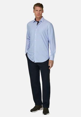 Coupe slim Chemise Boggi Milano en bleu