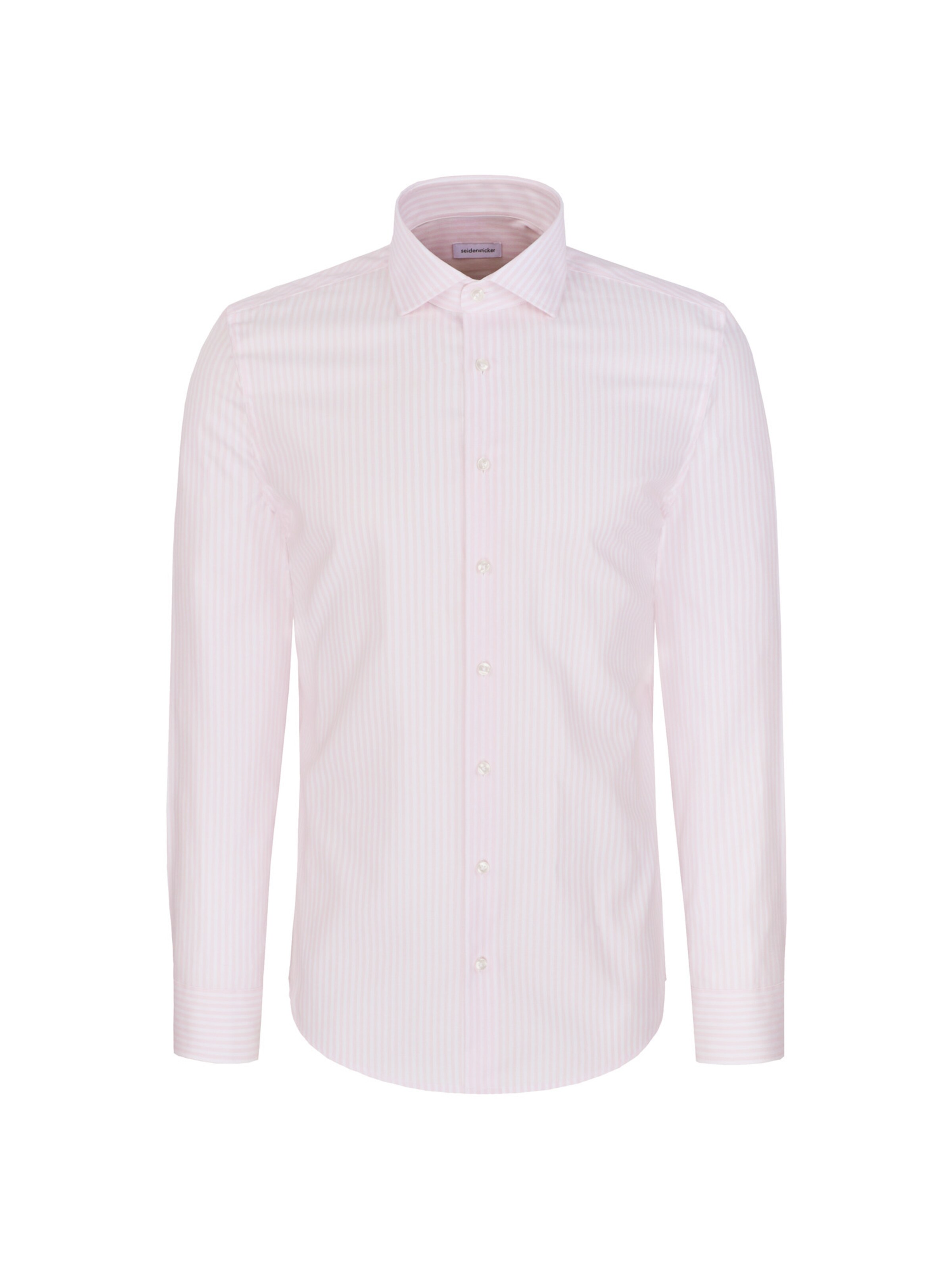 Coupe slim Chemise business SEIDENSTICKER en rose : devant
