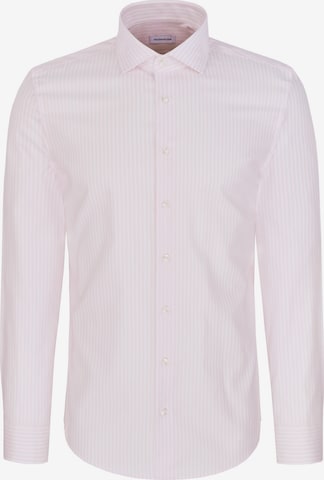 Coupe slim Chemise business SEIDENSTICKER en rose : devant