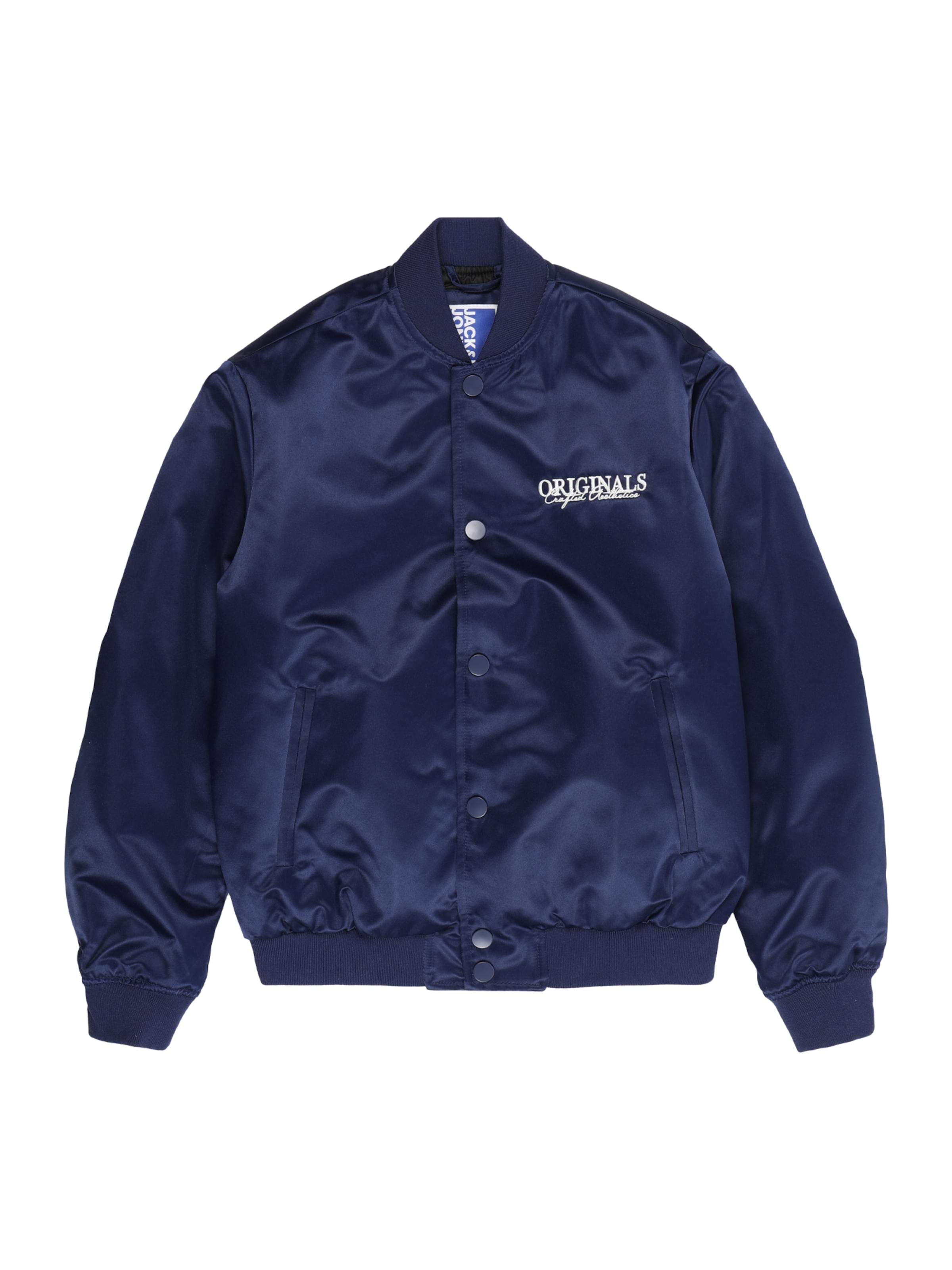 zils Jack & Jones Junior Starpsezonu jaka 'JORBoston': no priekšpuses