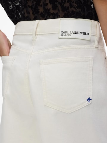 KARL LAGERFELD JEANS - Loosefit Calças de ganga em branco