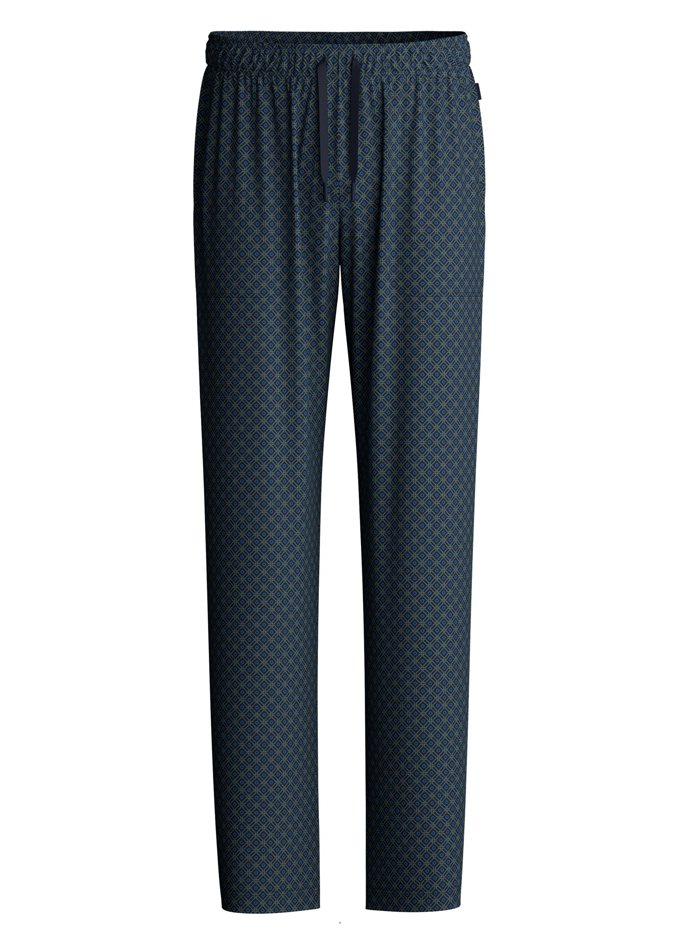 CALIDA Pyjamahose 'RMX Sleep Leisure'‌ in Blau: Vorderseite