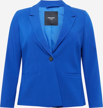 Vero Moda Curve Blazer 'SANDY' in Blue: front