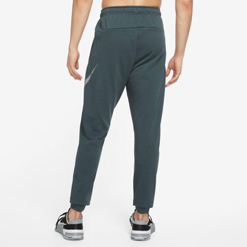 NIKE Tapered Workout Pants 'Dry Taper' in Green