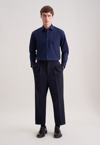 SEIDENSTICKER Regular fit Business Shirt in Blue
