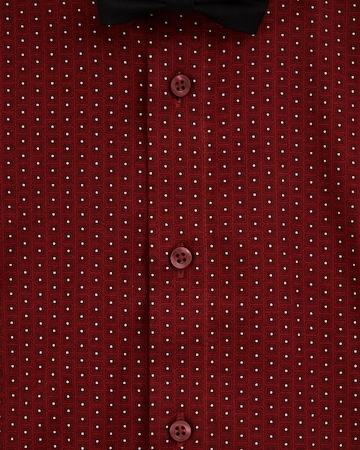 WE Fashion Klasický střih Košile – červená