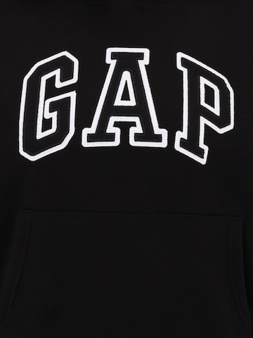 Gap Petite Sweatshirt 'Heritage' in Black