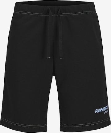 Jack & Jones Junior Loosefit Housut 'Kane Charge' värissä musta: etupuoli