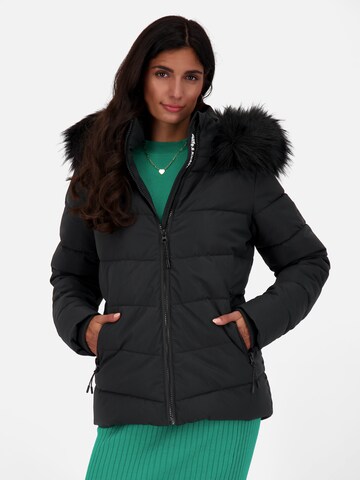 Alife and Kickin Winter jacket 'Adela' in Black: front