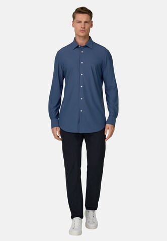 Coupe regular Chemise Boggi Milano en bleu
