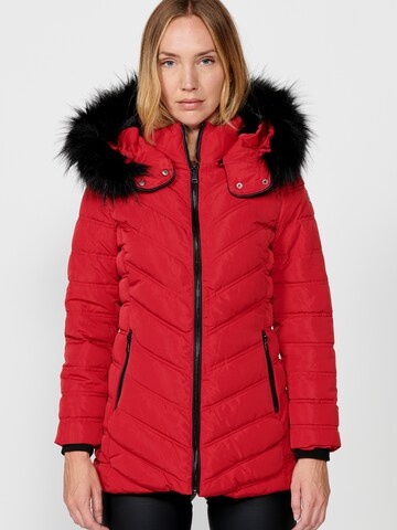 KOROSHI Jacke in Rot: Vorderseite