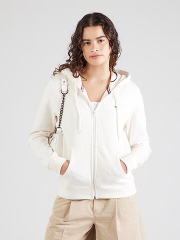 Tommy Jeans Sweat jacket in White: front