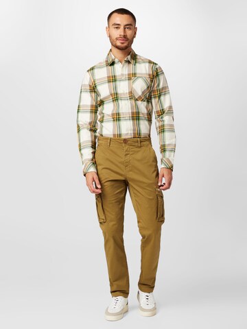 Regular Pantalon cargo BLEND en vert