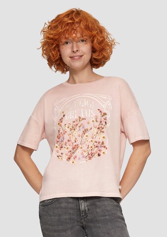 QS T-Shirt in Pink: Vorderseite