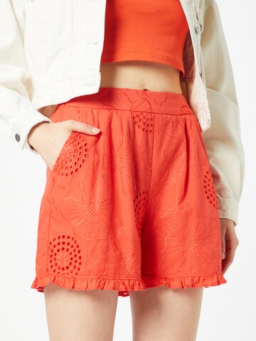 NAF NAF Loosefit Shorts 'FABIANA' in Orange