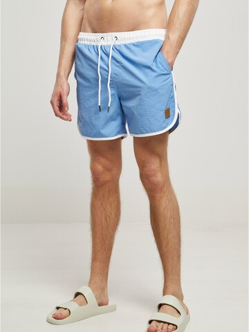 Shorts de bain Urban Classics en bleu : devant