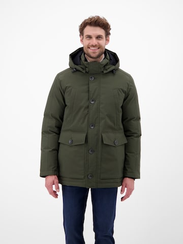 LERROS Winterparka in Grün: Vorderseite