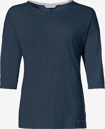 VAUDE Functioneel shirt 'Neyland' in Blauw: voorkant