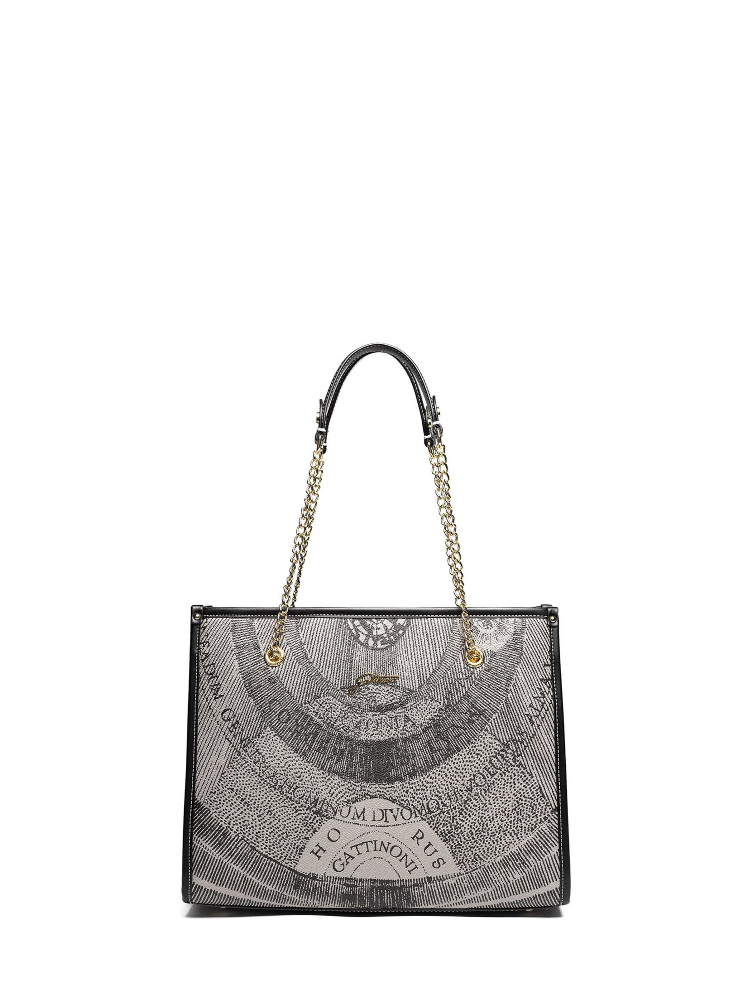 Gattinoni Handtas in Grijs: voorkant